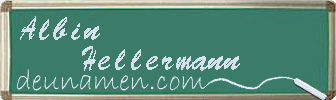 Albin Hellermann Visitenkarte